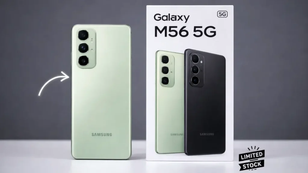 Samsung Galaxy M56 5G Unveiled – Flagship-Style Display and 5000mAh Battery at a Budget-Friendly Price
