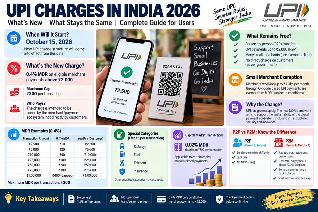 UPI Charges 2026